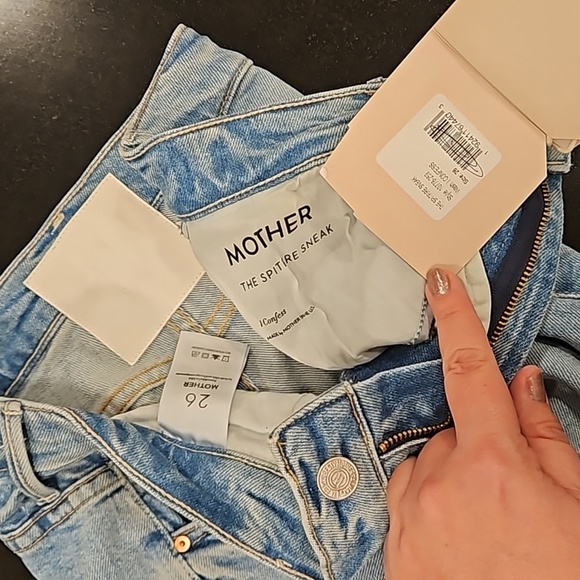 💕MOTHER SUPERIOR💕 The Spitfire Sneak Jeans ~ I Confess 26 NWT - Picture 16 of 16
